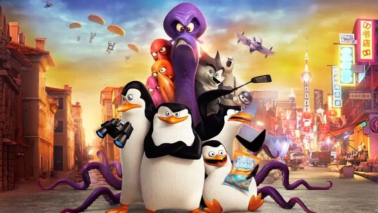 Pingwiny z Madagaskaru Cały Film (2014) - Vider